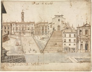 Dix-huit vues de Rome : Le Campidoglio