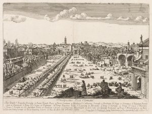 Foro Romano de Prospectus Locurum Urbis Romae Insignium, 1666 - Lievin Cruyl
