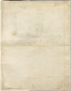 Esquisse pour San Giovanni in Laterano (verso)