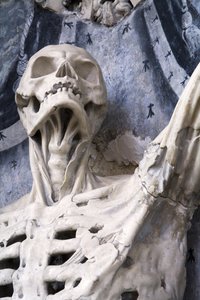 Écorché, ou Le Squelette, (détail)