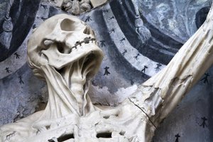 Écorché, ou Le Squelette (détail)