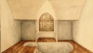 La salle de bain froide à Aynhoe - Lili Cartwright