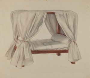 Lit de poupée, c. 1937 - Lillian Causey