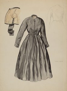 Robe Quaker, vers 1937 - Lillian Causey