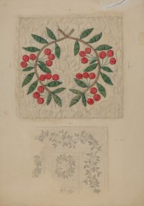 Couverture, appliqué - Lillian Causey