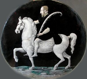 Le roi Henri II de France à cheval, milieu du 16e siècle - Limousin
