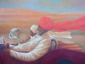 Maharaja, garçon + guépard