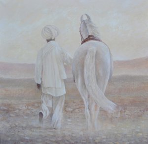 Rabari et cheval blanc - Lincoln Seligman