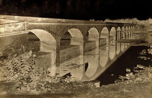Pont près de la maison du collecteur, Shungavellor, Inde