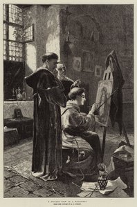 Une Vue Privée dans un Monastère - Lionel Charles Henley