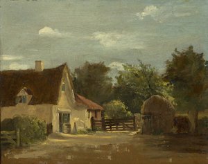 Cottage, vers 1850 - Lionel Constable