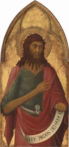 Saint Jean-Baptiste, probablement vers 1325 - Lippo Memmi