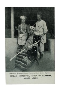 Madam Hamonyah, Chef de Kennema, Sierra Leone, vers 1905-07 - Lisk Carew Brothers