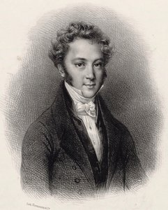 Portrait du pianiste et compositeur Ignaz Moscheles 1794-1870, vers 1830