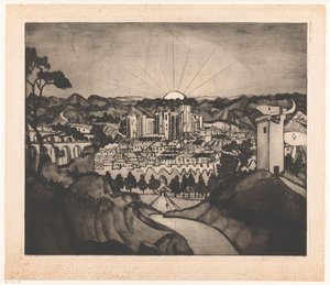 Avignon - Lodewijk Schelfhout (signed by artist)