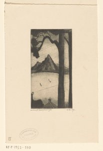 Paysage corse - Lodewijk Schelfhout (signed by artist)