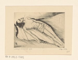 Le Christ mort - Lodewijk Schelfhout (signed by artist)