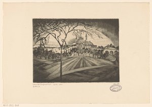 Coucher de soleil - Lodewijk Schelfhout (signed by artist)
