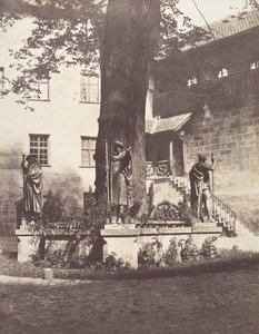 Nuremberg, Intérieur de la cour du Burg impérial - Léon Gérard