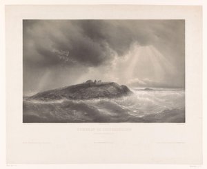 Tombeau de François-René de Chateaubriand
Tombeau de Chateaubriand (Ilot du Grand Bey, Rade de St. Malo) - Léon Jean Baptiste Sabatier