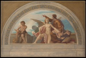 Esquisse pour le Salon des Lettres, Hôtel de Ville, Paris : La Philosophie libère la pensée, vers 1890