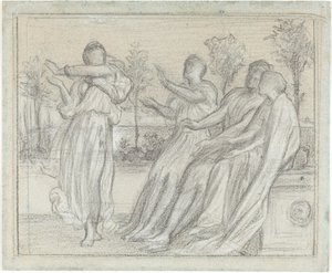 Étude pour "Fille grecque dansant"