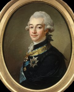 Portrait de Hans Axel, comte de Fersen (1755-1810) maréchal de Suède. Peinture de Pasch Lorenz (1733-1805). Collection privée