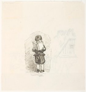 Garçon lisant un livre - Lorenz Frølich
