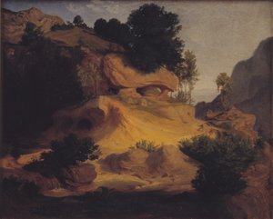 Paysage près de Subiaco, Italie - Lorenz Frølich
