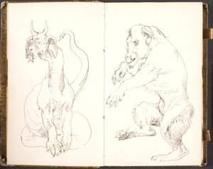 Carnet de croquis n° 29. Dresde 1845-1846