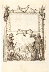 Page de titre pour Jæger Sangbog - Lorenz Frølich