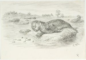 Esquisse pour Le Grand Serpent de Mer