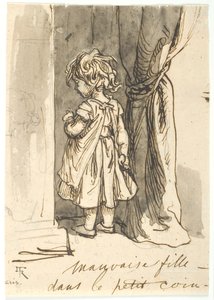 La fille désobéissante au coin de la honte - Lorenz Frølich
