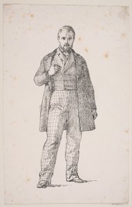 Autoportrait de L. Frølich - Lorenz Frølich