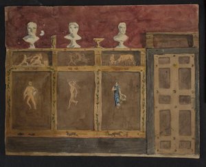 Décorations murales pour Valhøj 1838/1839 - Lorenz Frølich