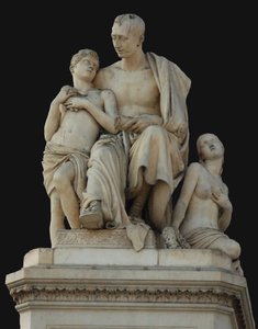 Monument au comte Nikolaï Nikitich Demidov à la Piazza Demidoff à Florence, 1830-1850 - Lorenzo Bartolini