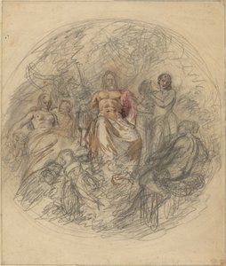 Étude de Jupiter et trois déesses