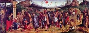 Adoration des Mages par Lorenzo Costa