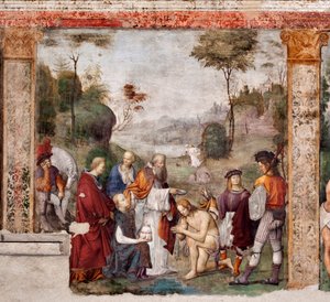 Vie de Sainte Cécile : Saint Valérien baptisé par Urbain I