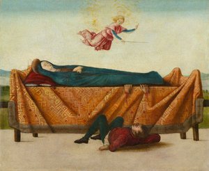 Le Miracle du Catafalque (panneau B), vers 1500-1506 - Lorenzo Costa