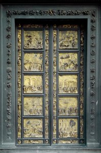 Porte du Paradis, réalisée par Lorenzo Ghiberti (1378-1443) - Lorenzo Ghiberti