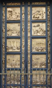 Les Portes du Paradis dans le Baptistère de Florence (Copie) - Lorenzo Ghiberti
