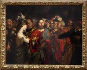 Le Christ et la femme adultère - Lorenzo Lotto