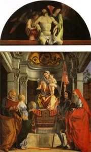 Retable de Santa Cristina al Tiverone - Lorenzo Lotto
