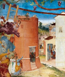 Sainte Barbe dans la tour (détail)