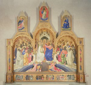 Couronnement de la Vierge, 1414