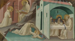 Incidents dans la vie de Saint Benoît, 1408 - Lorenzo Monaco