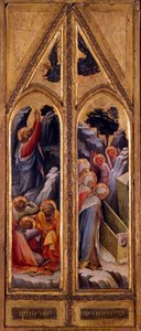 Jésus au Mont des Oliviers et les saintes femmes au tombeau Diptyque de Lorenzo Monaco (1365/70-1425) - Lorenzo Monaco