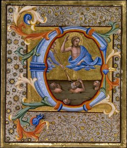 Jugement Dernier dans une Initiale C, vers 1406-7