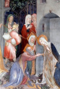 Adieux de la Vierge à Zacharie et Élisabeth (détail)